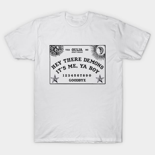 Ouija Board T-Shirt by SpaceBees